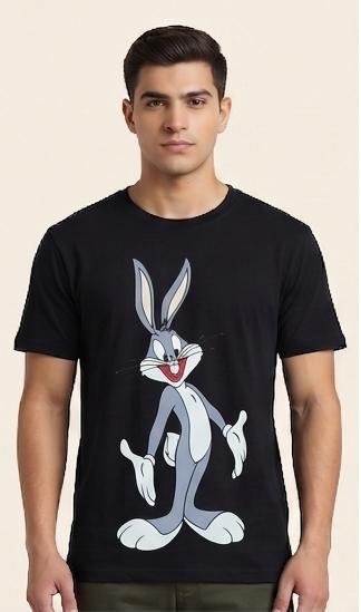 Bunny Graphic Tee - Premium Cotton T-shirt
